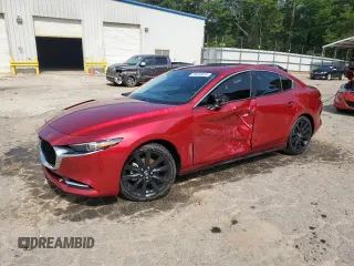 2021 Mazda 3 Premium Plus with VIN 3MZBPBEY7MM250057, listed as a Copart auction lot 59230425 with 41,373 mi miles and Salvage title. Bid and sale history available at DreamBid. Image 1.
