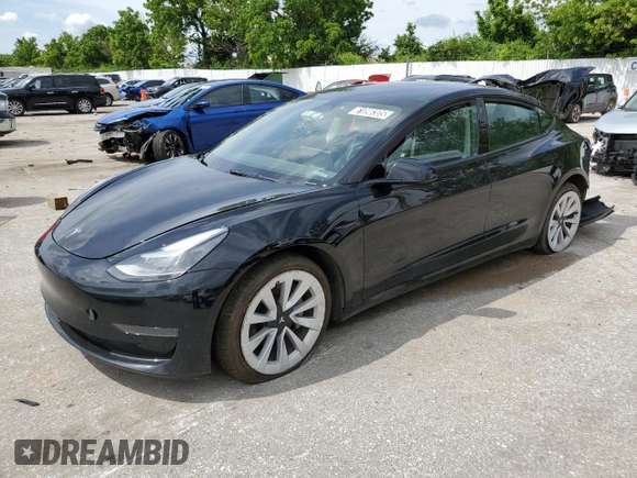 2023 Tesla Model 3 z VIN 5YJ3E1EA1PF438043, wystawiony jako Copart lot #61090305 z przebiegiem Nie podano mil oraz Nie do naprawy • Non repairable. Historia ofert i sprzedaży dostępna na DreamBid. Obrazek 1.