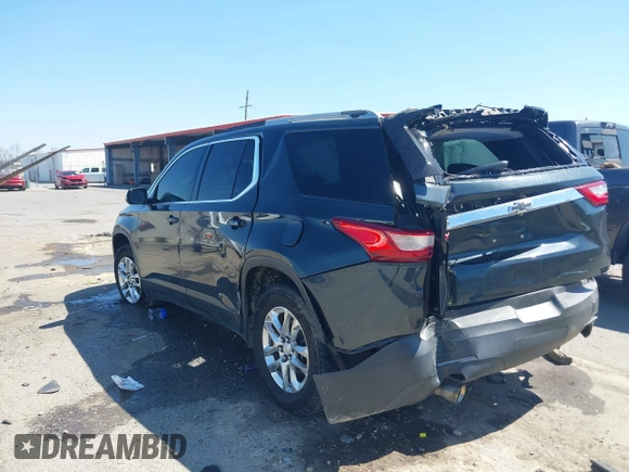 2018 Chevrolet Traverse LT Cloth with VIN 1GNERGKW2JJ158610, listed as a IAAI auction lot 41766502 with 145,200 mi miles. Bid and sale history available at carsss.com. Image 3.