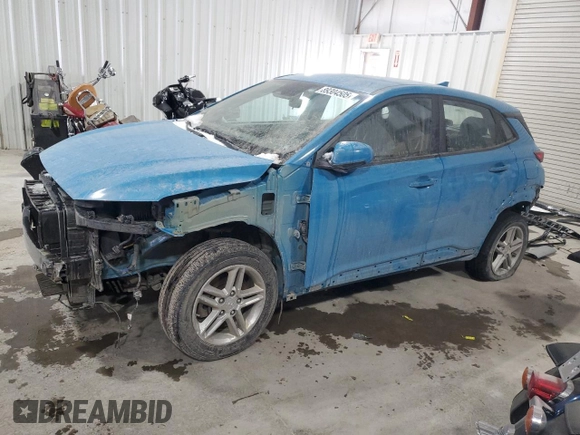 2022 Hyundai Kona SE with VIN KM8K2CAB5NU809378, listed as a Copart auction lot 89304505 with 85,376 mi miles and Salvage Title. Bid and sale history available at carsss.com. Image 1.