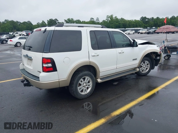 2007 Ford Explorer Eddie Bauer z VIN 1FMEU74EX7UB39530, wystawiony jako IAAI lot #42336162 z przebiegiem 191 848 mil mil oraz . Historia ofert i sprzedaży dostępna na DreamBid. Obrazek 4.