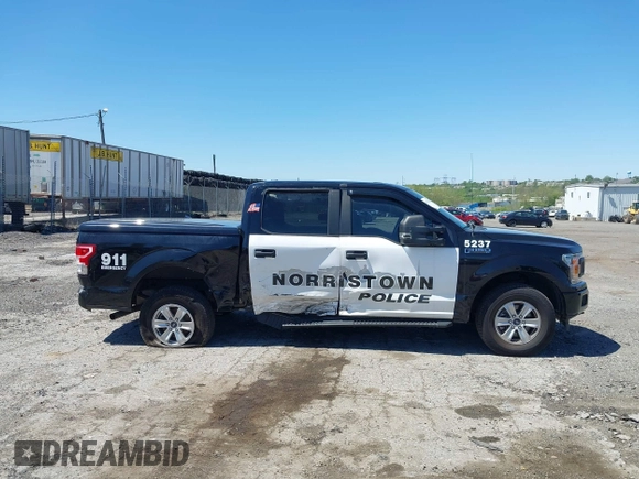 2018 Ford F-150 XL with VIN 1FTEW1E56JFC03505, listed as a IAAI auction lot 42076180 with 25,691 mi miles and . Bid and sale history available at carsss.com. Image 14.