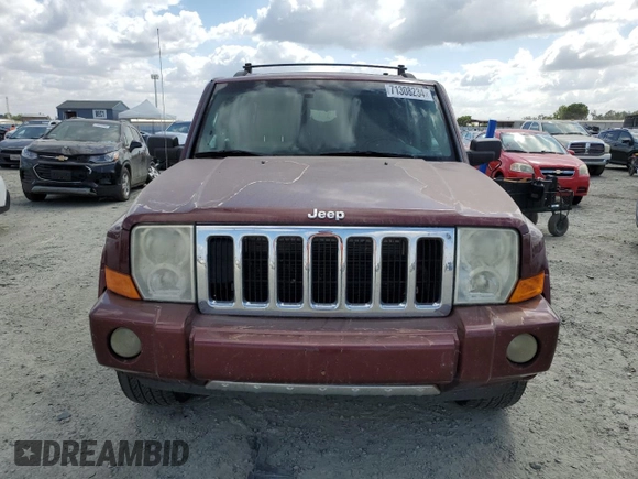 2006 Jeep Commander Limited z VIN 1J8HH58216C369240, wystawiony jako Copart lot #71308234 z przebiegiem 190 923 mil mil oraz Czysty tytuł • Clean title. Historia ofert i sprzedaży dostępna na DreamBid. Obrazek 5.