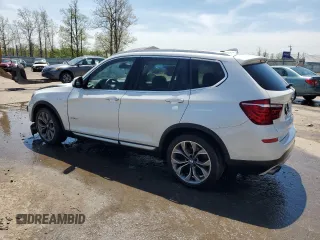 2015 BMW X3 xDrive28i z VIN 5UXWX9C56F0D49076, wystawiony jako Copart lot #56035035 z przebiegiem 82 176 mil mil oraz Szkody całkowita. Historia ofert i sprzedaży dostępna na DreamBid. Obrazek 2.