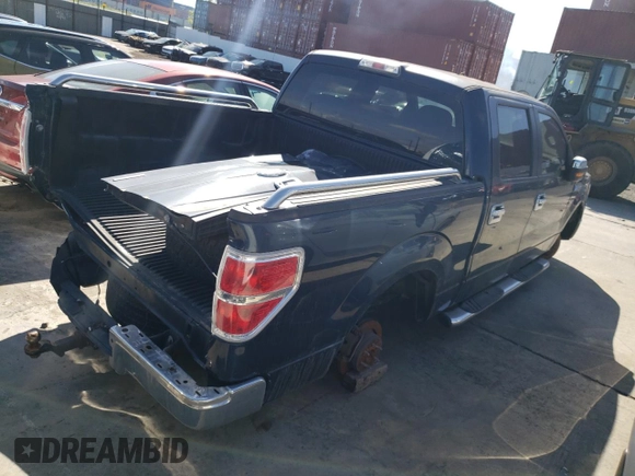 2014 Ford F-150 XL with VIN 1FTEW1CM0EKG49897, listed as a Copart auction lot 48245935 with 119,514 mi miles and Salvage Title. Bid and sale history available at carsss.com. Image 3.
