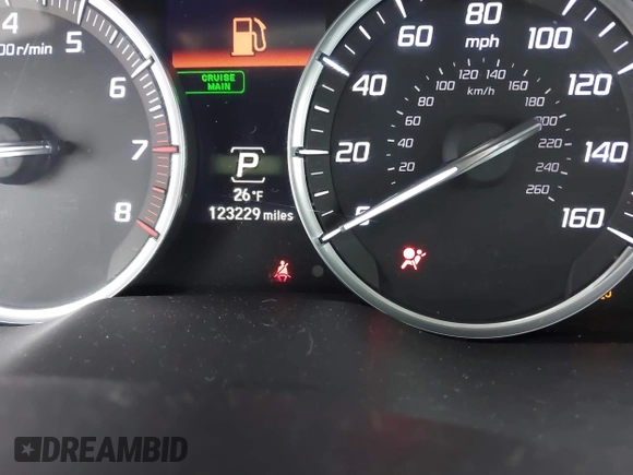 2014 Acura MDX Tech Pkg with VIN 5FRYD4H41EB011604, listed as a IAAI auction lot 41492753 with 123,229 mi miles. Bid and sale history available at carsss.com. Image 7.