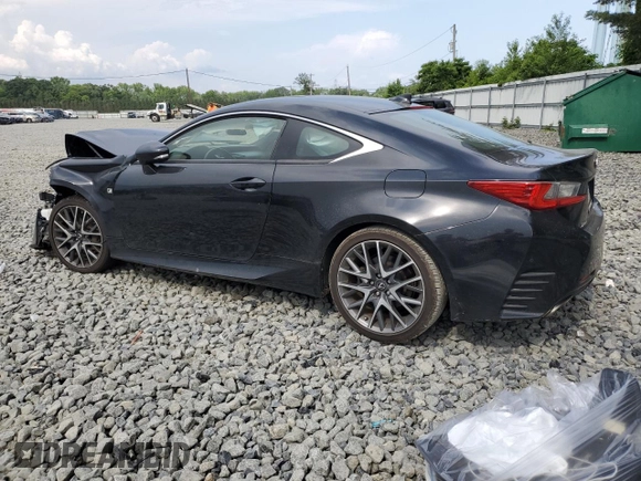 2016 Lexus RC 300 F Sport with VIN JTHSM5BC3G5000278, listed as a Copart auction lot 59904265 with 110,158 mi miles and Salvage title. Bid and sale history available at DreamBid. Image 2.