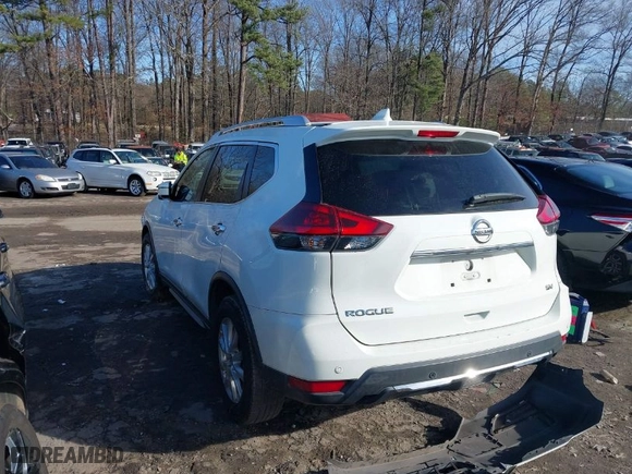 2019 Nissan Rogue SV with VIN KNMAT2MT1KP543525, listed as a IAAI auction lot 41443886 with NaN miles. Bid and sale history available at carsss.com. Image 3.