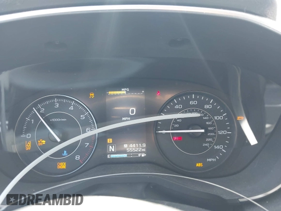 2019 Subaru Impreza Premium z VIN 4S3GKAD60K3617042, wystawiony jako IAAI lot #42296679 z przebiegiem 55 522 mil mil oraz . Historia ofert i sprzedaży dostępna na DreamBid. Obrazek 7.