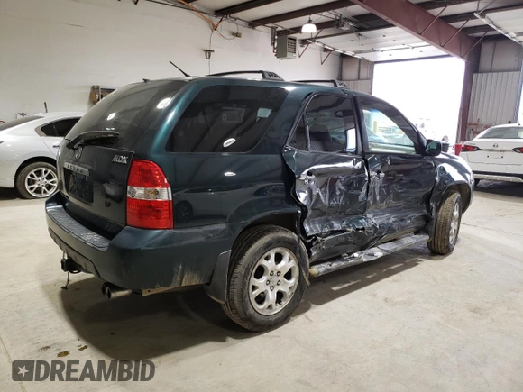 2001 Acura MDX Touring Pkg with VIN 2HNYD186X1H527573, listed as a Copart auction lot 49107615 with 226,545 mi miles and Salvage Title. Bid and sale history available at carsss.com. Image 3.