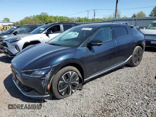 2024 Kia EV6 Light Long Range z VIN KNDC3DLC1R5220961, wystawiony jako Copart lot #54601205 z przebiegiem 1 498 mil mil oraz Szkoda całkowita • Salvage title. Historia ofert i sprzedaży dostępna na DreamBid. Obrazek 1.