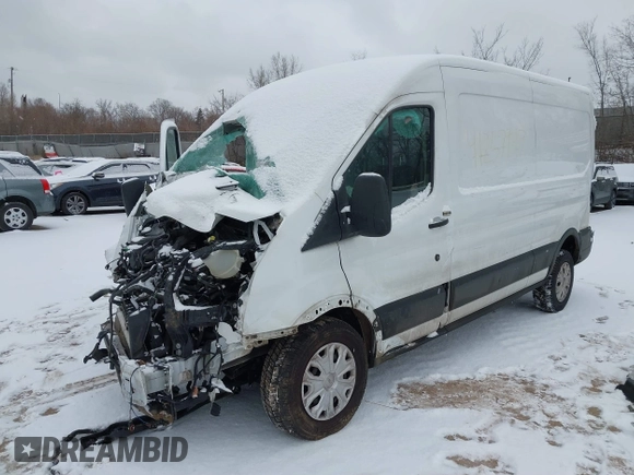 2021 Ford Transit Cargo with VIN 1FTBR1C87MKA51317, listed as a IAAI auction lot 41257947 with 62,000 mi miles and . Bid and sale history available at DreamBid. Image 2.