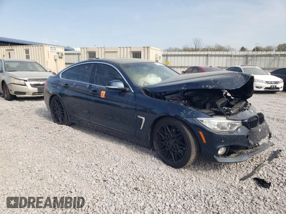 2015 BMW 4 Series 428i with VIN WBA4A5C51FG051278, listed as a Copart auction lot 51254525 with Not Provided miles and Salvage Title. Bid and sale history available at DreamBid. Image 4.