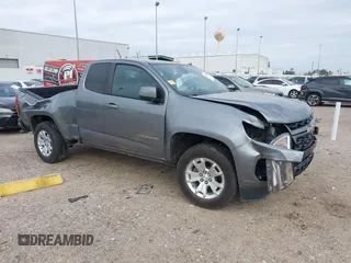 2021 Chevrolet Colorado 2WD LT with VIN 1GCHSCEA8M1233608, listed as a IAAI auction lot 41246106 with 54,042 mi miles. Bid and sale history available at carsss.com. Image 1.