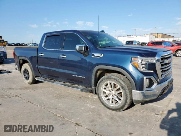 2020 GMC Sierra 1500 SLT with VIN 3GTP8DED2LG116911, listed as a Copart auction lot 56032345 with 54,770 mi miles and Clean title. Bid and sale history available at DreamBid. Image 4.
