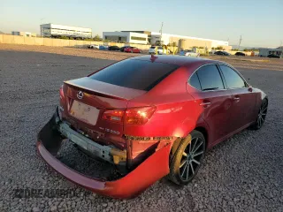 2008 Lexus IS 250 with VIN JTHCK262X82027460, listed as a Copart auction lot 54440545 with 184,189 mi miles and Salvage title. Bid and sale history available at DreamBid. Image 3.