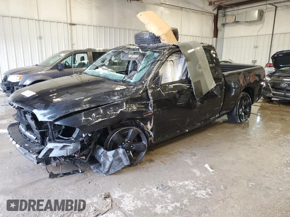 2018 Ram 1500 Express with VIN 1C6RR7FTXJS242136, listed as a Copart auction lot 43618905 with 0 mi miles and Salvage Title. Bid and sale history available at carsss.com. Image 1.