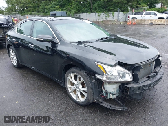 2014 Nissan Maxima S with VIN 1N4AA5AP3EC449114, listed as a IAAI auction lot 42691339 with 61,663 mi miles and . Bid and sale history available at DreamBid. Image 1.