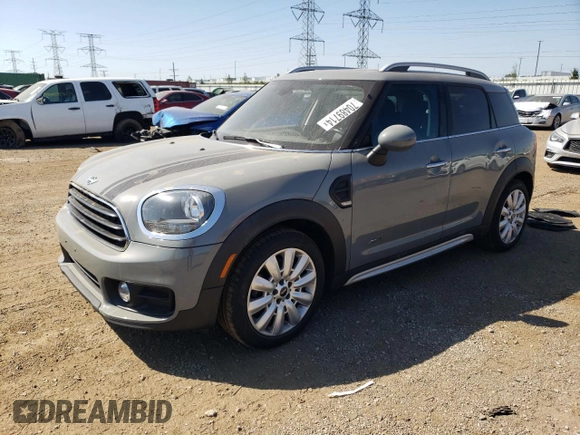 2017 MINI Countryman Cooper with VIN WMZYV5C38H3E01204, listed as a Copart auction lot 70489714 with 86,597 mi miles and Salvage Title. Bid and sale history available at carsss.com. Image 1.