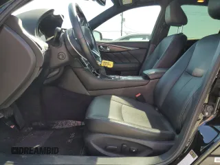 2021 Infiniti Q50 Signature Edition with VIN JN1EV7CP7MM700303, listed as a Copart auction lot 58534285 with 44,081 mi miles and Salvage title. Bid and sale history available at DreamBid. Image 7.