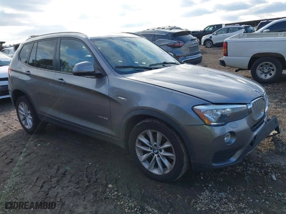 2016 BMW X3 xDrive28i with VIN 5UXWX9C50G0D74928, listed as a IAAI auction lot 41552984 with 150,404 mi miles. Bid and sale history available at carsss.com. Image 1.
