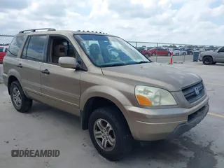 2005 Honda Pilot EX-L z VIN 2HKYF18585H532484, wystawiony jako IAAI lot #42374156 z przebiegiem 237 554 mil mil oraz . Historia ofert i sprzedaży dostępna na DreamBid. Obrazek 1.