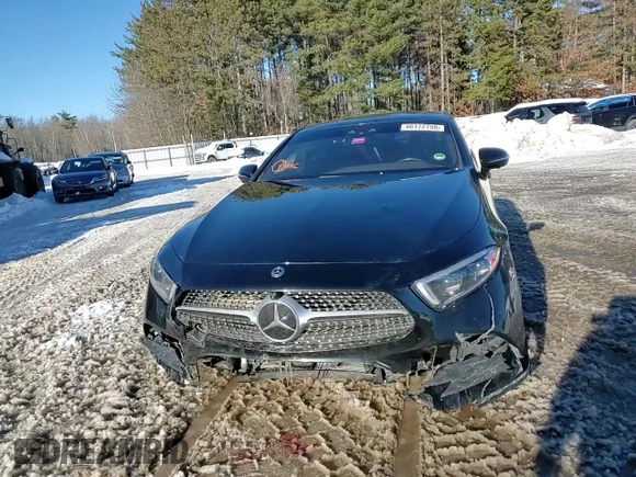 2019 Mercedes-Benz CLS with VIN WDD2J5KB3KA028296, listed as a Copart auction lot 46172755 with 64,156 mi miles and Salvage Title. Bid and sale history available at carsss.com. Image 10.