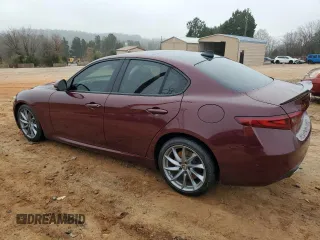2017 Alfa Romeo Giulia with VIN ZARFAEBN6H7557923, listed as a Copart auction lot 85312714 with 54,205 mi miles and Salvage Title. Bid and sale history available at carsss.com. Image 2.