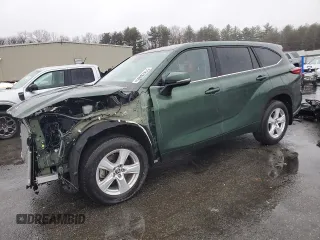 2023 Toyota Highlander L with VIN 5TDKDRBH8PS505196, listed as a Copart auction lot 51428805 with 13,499 mi miles and Salvage title. Bid and sale history available at DreamBid. Image 1.