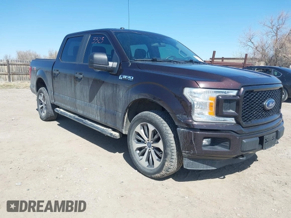 2019 Ford F-150 XL with VIN 1FTEW1E4XKKE93960, listed as a IAAI auction lot 42063323 with 177,650 mi miles and . Bid and sale history available at DreamBid. Image 1.