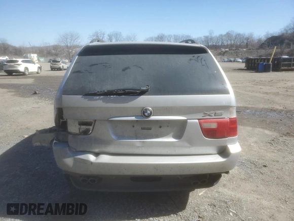 2001 BMW X5 4.4i with VIN WBAFB33581LH19977, listed as a Copart auction lot 48957175 with 0 mi miles and Salvage Title. Bid and sale history available at carsss.com. Image 6.
