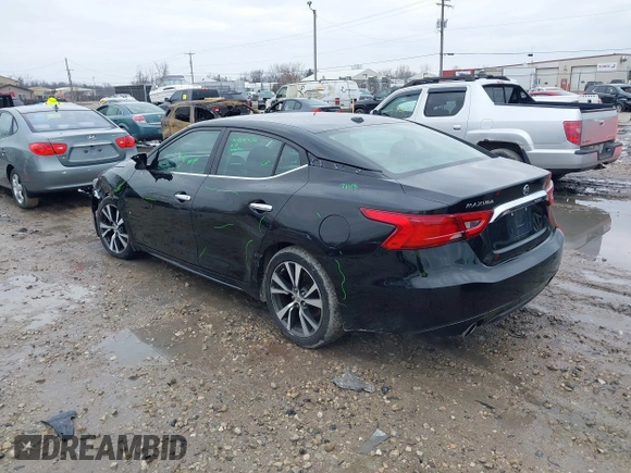 2017 Nissan Maxima Platinum with VIN 1N4AA6AP4HC432204, listed as a IAAI auction lot 41714033 with 203,961 mi miles and . Bid and sale history available at DreamBid. Image 3.