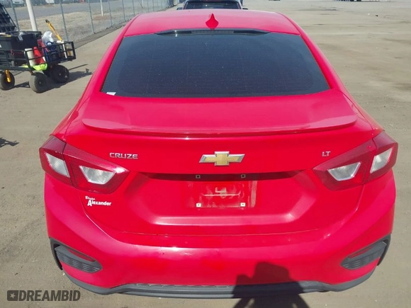 2017 Chevrolet Cruze LT with VIN 1G1BE5SM8H7205049, listed as a IAAI auction lot 41785477 with 167,029 mi miles. Bid and sale history available at carsss.com. Image 16.