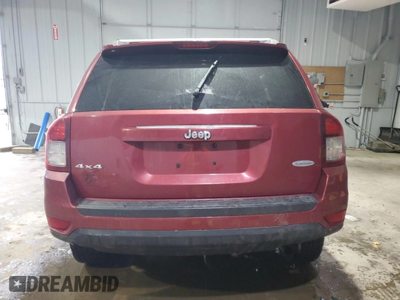 2015 Jeep Compass High Altitude Edition with VIN 1C4NJDEB3FD215815, listed as a Copart auction lot 45973745 with 0 mi miles and Salvage Title. Bid and sale history available at carsss.com. Image 6.