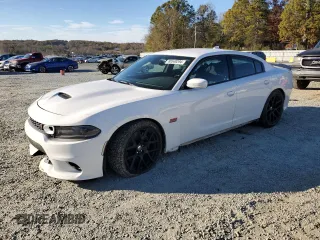 2019 Dodge Charger Scat Pack z VIN 2C3CDXGJ7KH613874, wystawiony jako Copart lot #80548294 z przebiegiem 134 265 mil mil oraz Szkoda całkowita • Salvage title. Historia ofert i sprzedaży dostępna na DreamBid. Obrazek 1.