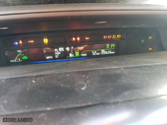 2014 Toyota Prius v Two with VIN JTDZN3EU1EJ001150, listed as a Copart auction lot 73795244 with 139,626 mi miles and Salvage Title. Bid and sale history available at carsss.com. Image 9.