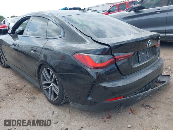 2023 BMW 4 Series 430i with VIN WBA63AV03PFN97570, listed as a IAAI auction lot 42139297 with 43,001 mi miles and . Bid and sale history available at DreamBid. Image 3.