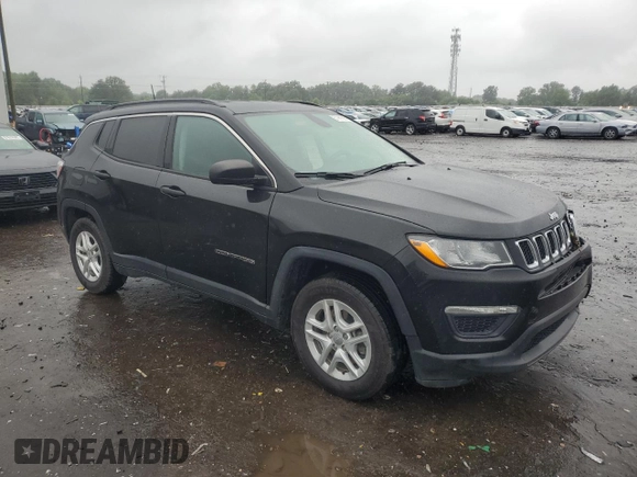 2021 Jeep Compass Sport с VIN 3C4NJCAB4MT510929, выставлен на аукционе Copart как лот 57961595 с пробегом 37 715 миль миль и Списание • Salvage title. История ставок и продаж доступна на DreamBid. Изображение 4.
