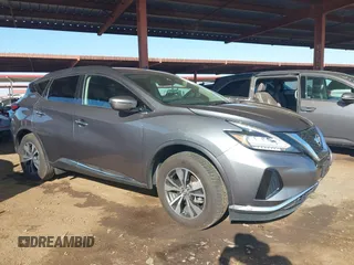 2020 Nissan Murano SV with VIN 5N1AZ2BS5LN106127, listed as a IAAI auction lot 41481158 with 96,515 mi miles and . Bid and sale history available at DreamBid. Image 1.
