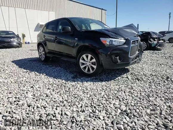 2015 Mitsubishi Outlander Sport ES with VIN 4A4AP3AU9FE023459, listed as a Copart auction lot 50146895 with 113,025 mi miles and Salvage Title. Bid and sale history available at carsss.com. Image 14.