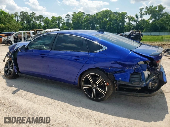 2023 Honda Accord Sport with VIN 1HGCY2F57PA039632, listed as a Copart auction lot 58580315 with Not provided miles and Salvage title. Bid and sale history available at DreamBid. Image 2.