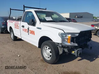 2019 Ford F-150 XL with VIN 1FTMF1CBXKKD47748, listed as a IAAI auction lot 41983277 with 120,933 mi miles. Bid and sale history available at carsss.com. Image 1.