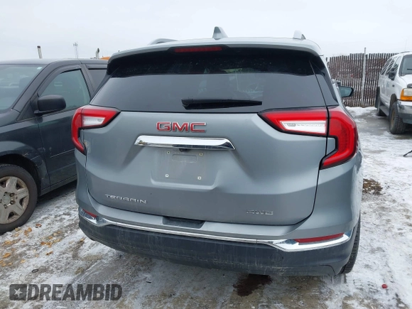 2023 GMC Terrain SLT with VIN 3GKALVEG7PL255230, listed as a IAAI auction lot 41970303 with 30,117 mi miles and . Bid and sale history available at carsss.com. Image 16.