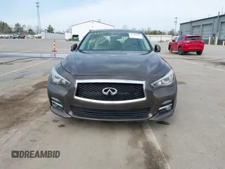 2016 Infiniti Q50 2.0t Premium with VIN JN1CV7AR3GM250651, listed as a IAAI auction lot 41768184 with 105,621 mi miles. Bid and sale history available at carsss.com. Image 12.