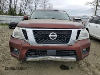 2017 Nissan Armada SV with VIN JN8AY2NC8H9509356, listed as a Copart auction lot 53759575 with 246,982 mi miles and Clean Title. Bid and sale history available at carsss.com. Image 5.