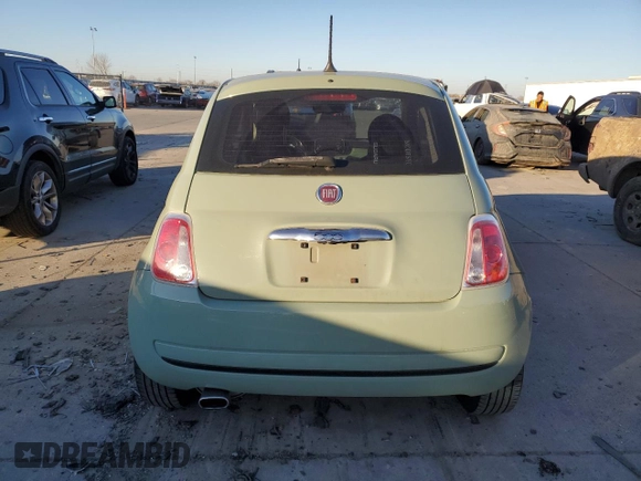 2016 FIAT 500 Pop with VIN 3C3CFFAR4GT133759, listed as a Copart auction lot 89073515 with 55,895 mi miles and Salvage Title. Bid and sale history available at carsss.com. Image 6.