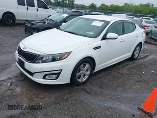 2015 Kia Optima LX with VIN 5XXGM4A77FG388308, listed as a IAAI auction lot 42075894 with 88,744 mi miles. Bid and sale history available at carsss.com. Image 2.