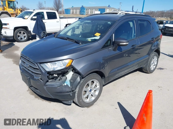 2020 Ford EcoSport SE with VIN MAJ3S2GE4LC363236, listed as a IAAI auction lot 41740958 with 69,041 mi miles. Bid and sale history available at carsss.com. Image 2.