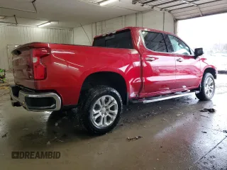 2024 Chevrolet Silverado 1500 LTZ with VIN 1GCUDGED4RZ266348, listed as a Copart auction lot 42705115 with 14,826 mi miles and Salvage Title. Bid and sale history available at DreamBid. Image 3.
