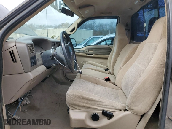 2002 Ford F-250 XL with VIN 1FTNF21L42EC09918, listed as a Copart auction lot 47365425 with 169,115 mi miles and Salvage title. Bid and sale history available at DreamBid. Image 7.